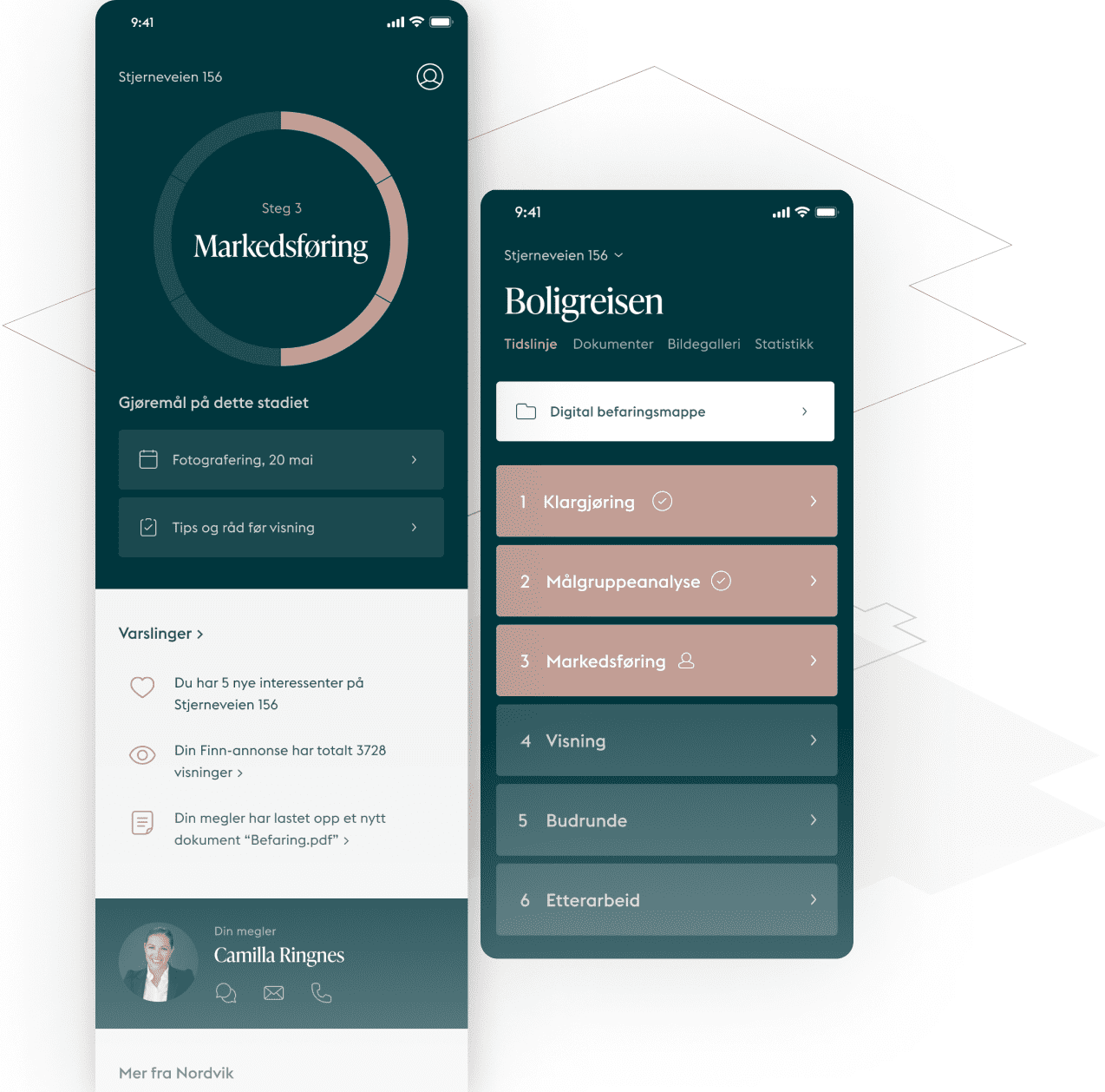 screenshot of app